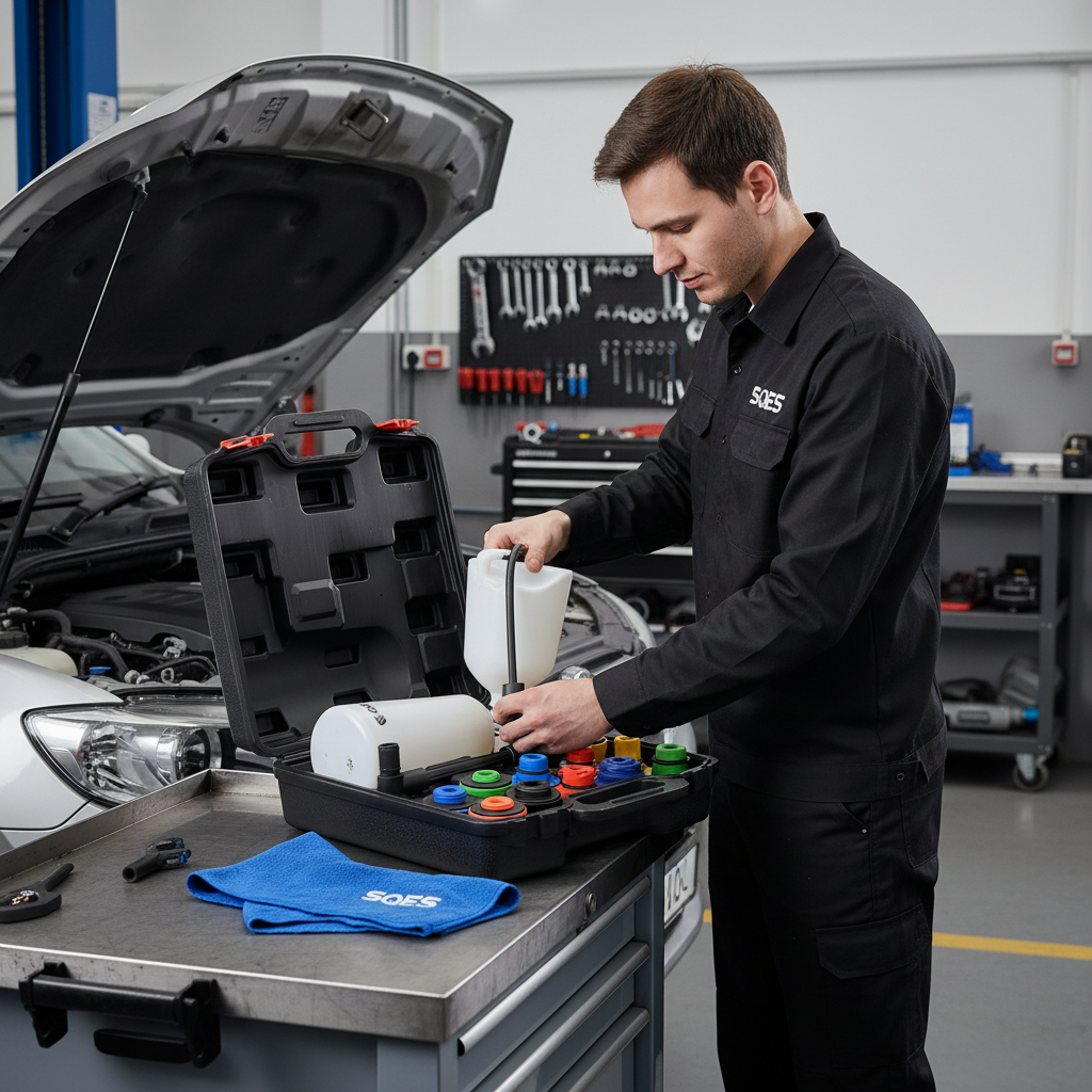 Kit Entonnoir Adaptateurs YATO Utilisation Professionnelle SQES