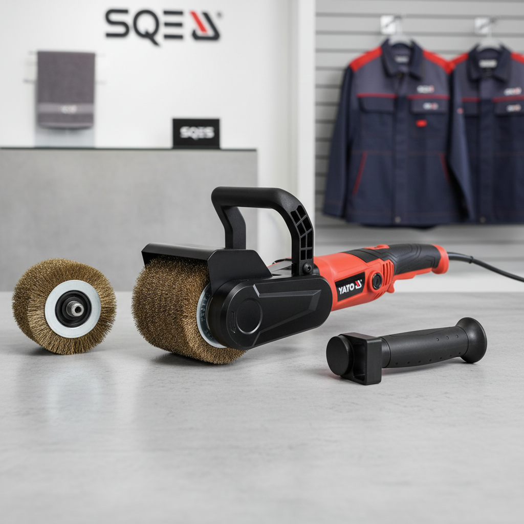 Kit complet satineuse YATO YT-81953 - Présentation showroom SQES