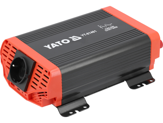 Convertisseur de Tension 300W 12V DC / 230V AC Onde Pure YATO