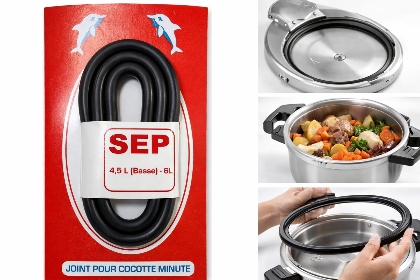 Joint pour Cocotte Minute Compatible 4.5L - 6L
