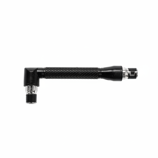Porte-embout à angle 90° 1/4" 105mm magnétique YATO YT-04630 vue de profil