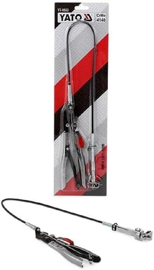 Pince Collier de Tuyau YATO YT-0653 — 210mm Câble Flexible 613mm CrMo 4140