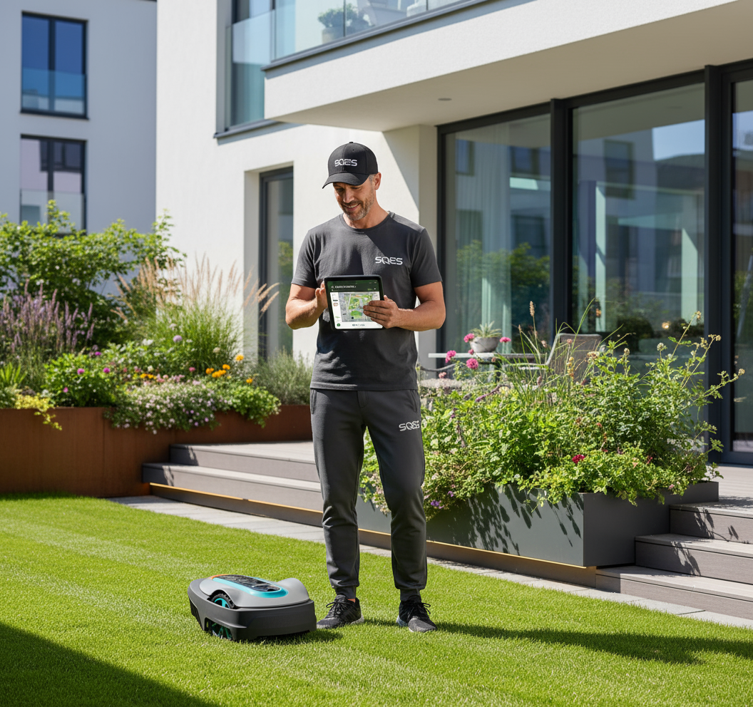 Tondeuse Robotisée Intelligente GARDENA SILENO city 500m² - Technologie IA LONA™ + Kit Smart Complet