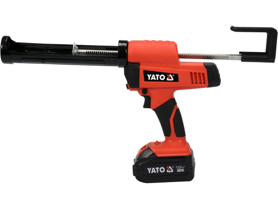 Pistolet Silicone & Colle Sans Fil YATO YT-82888 — 18V Li-Ion 4Ah 2000N Rétraction Auto