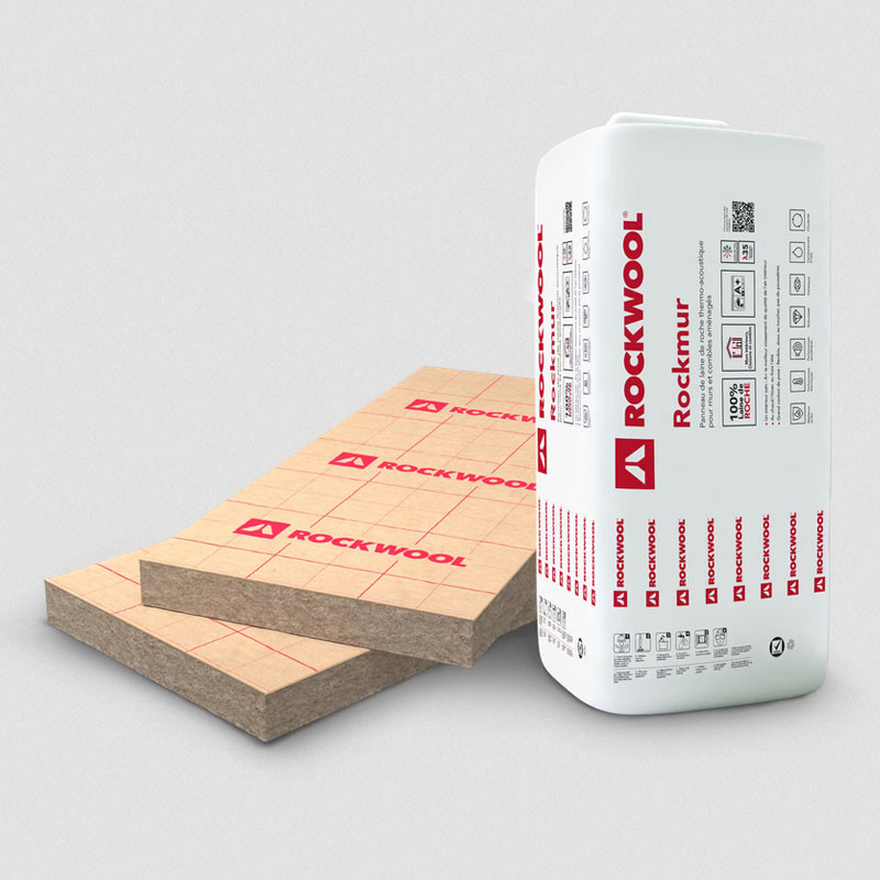 LAINE DE ROCHE ROCKWOOL ROCKMUR KRAFT (11,34 M²/PAQUET)