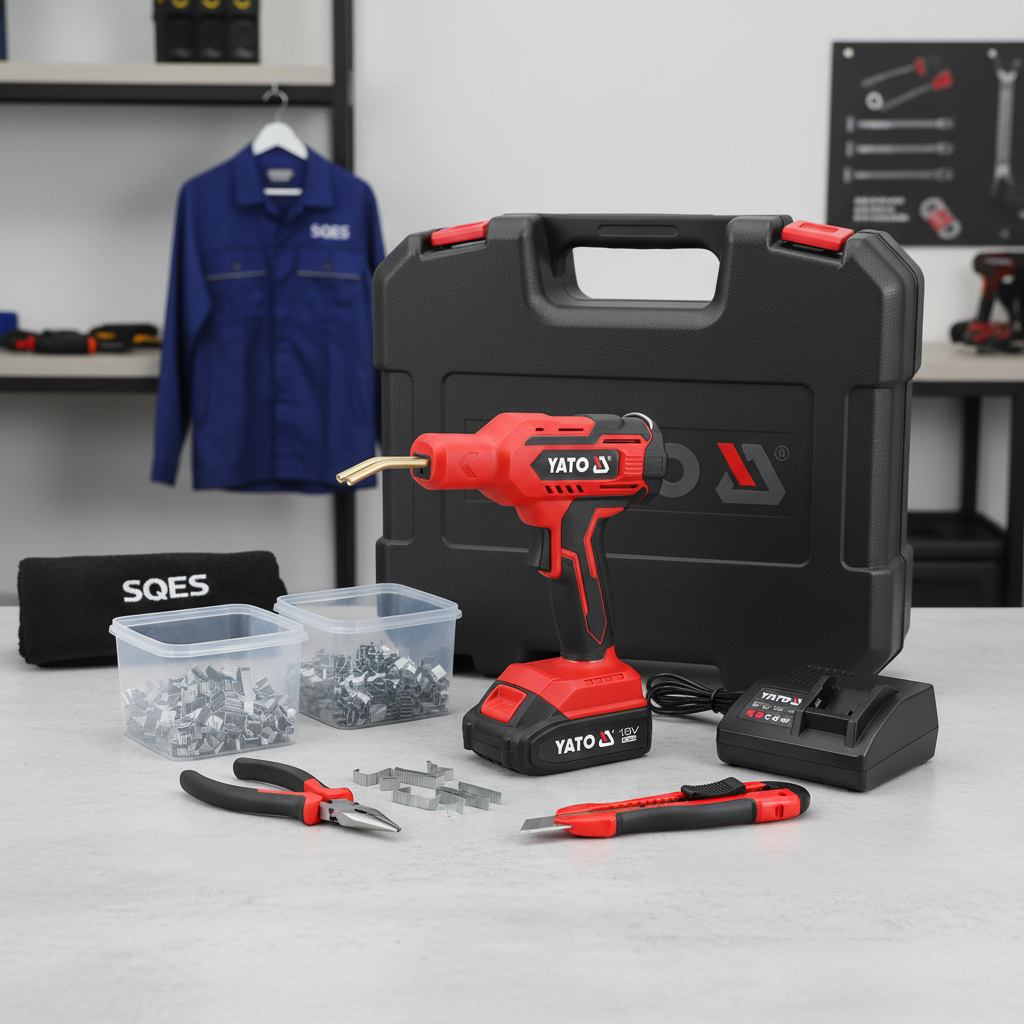 Kit complet soudeuse plastique YATO YT-824482 - Présentation showroom SQES