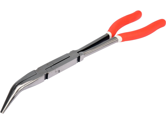 Pince à Bec Courbé YATO YT-20401 — 330mm Angle 45° Acier CrV 50 HRC