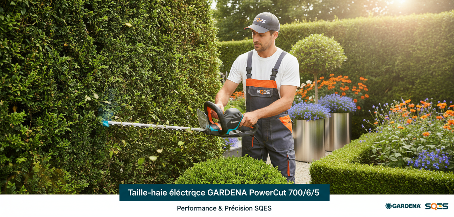 Taille-haie Électrique PowerCut 700/65 700W Lame 65cm (9835-20) GARDENA