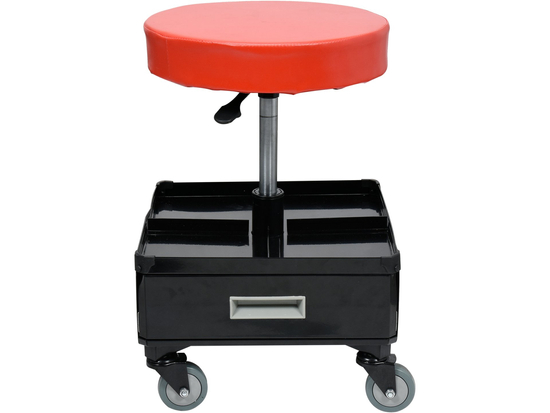 Tabouret d'Atelier YATO YT-08795 — Réglable 450-560mm 3 Tiroirs à Billes 150kg