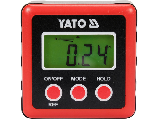 Jauge d'Angle Digital LCD Socle Aimantée 360° YATO