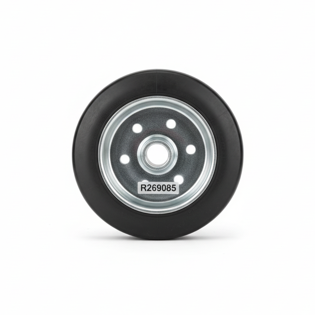 Roue diable 85mm noir R269085 - photo professionnelle