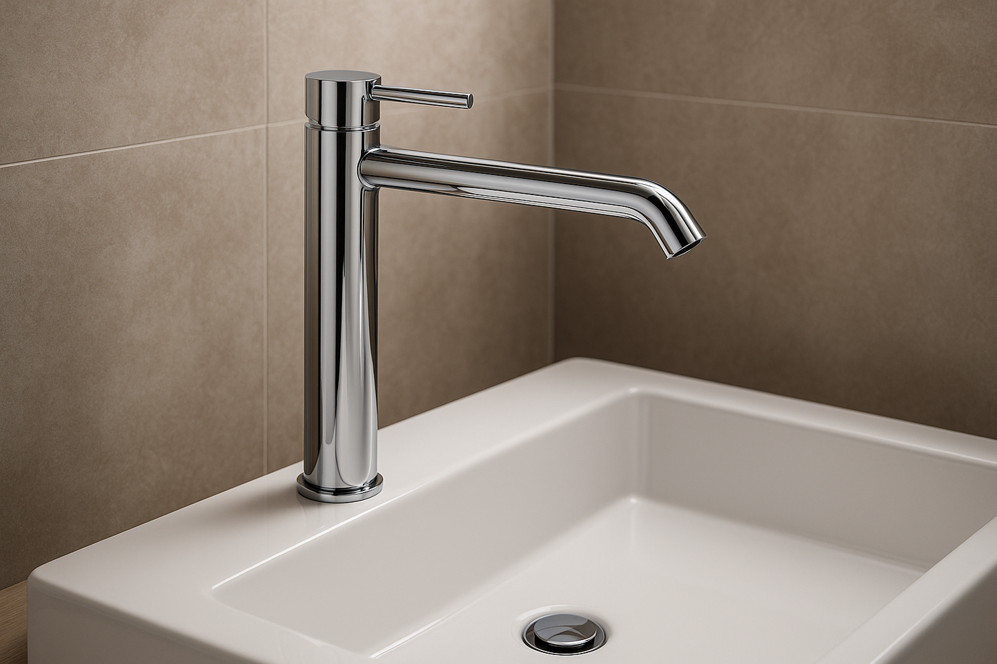 Mitigeur FRAMO E410 Long Chrome - Image Shopify