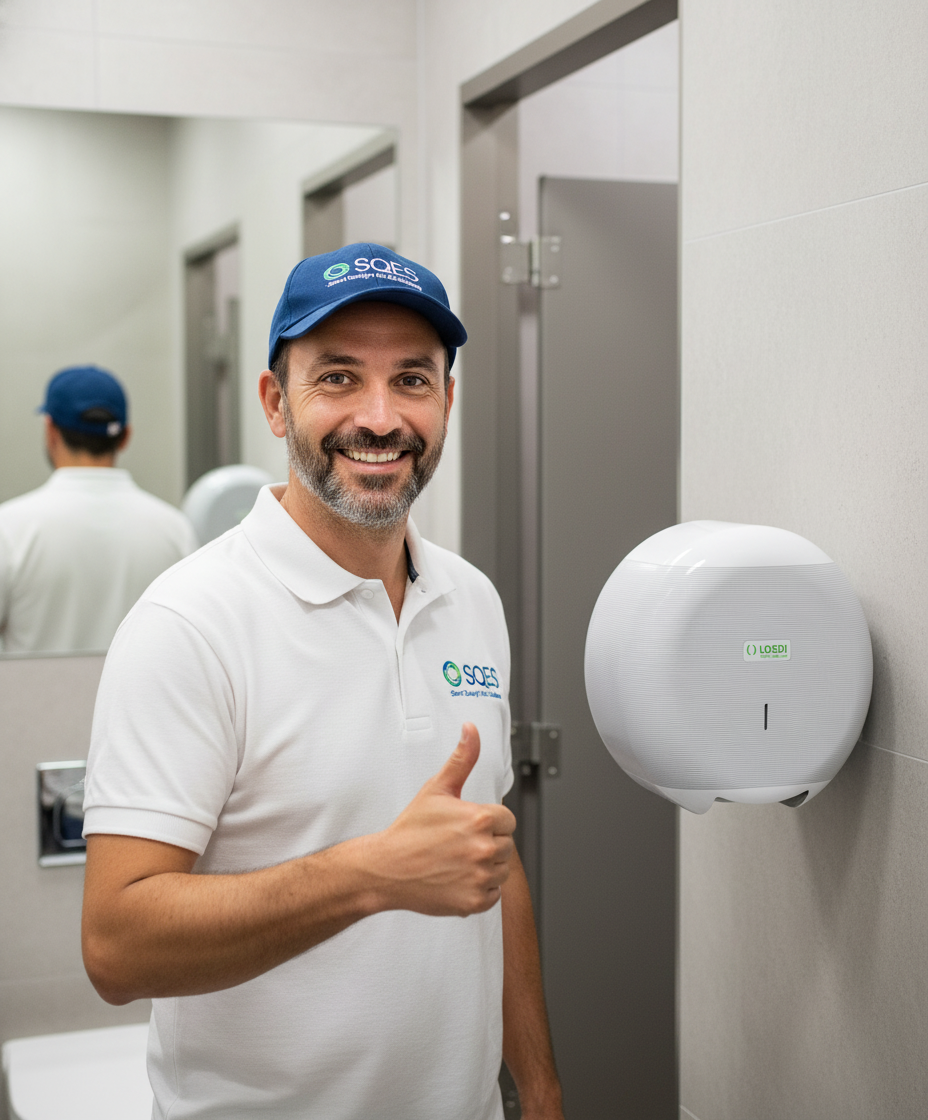 LOSDI Distributeur Papier Toilette Géant Blanc  CP-3006-B