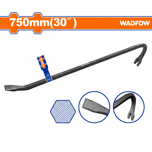 Arrache clou WADFOW WQB1375 750mm vue professionnelle fond blanc