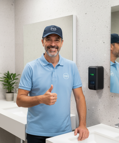 LOSDI Distributeur de Savon Liquide 1L Noir Mat  - Gamme ECO-LUXE CJ-3003-MT