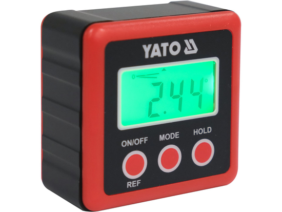 Jauge d'Angle Digital LCD Socle Aimantée 360° YATO