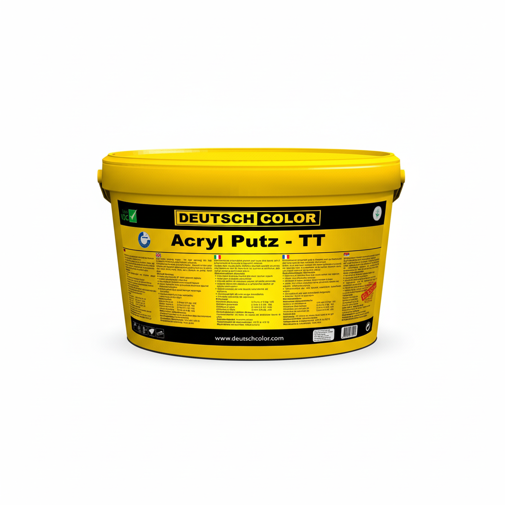 DEUTSCH COLOR Acryl Putz-TT - Enduit Acrylique Décoratif à Rayures 25kg