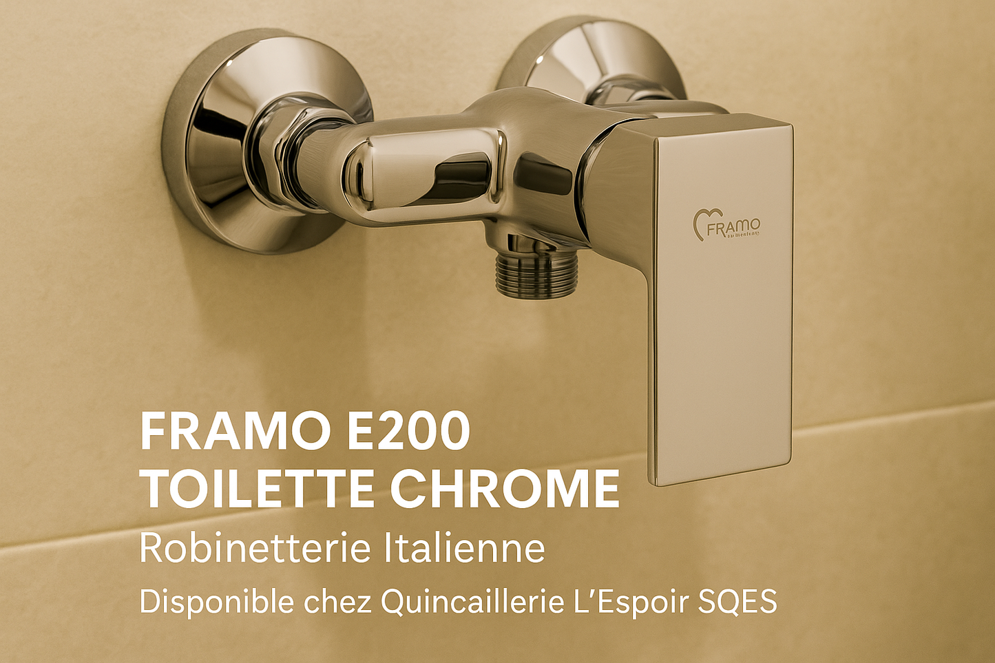 Mitigeur Toilette FRAMO E200 Chrome - Story Instagram