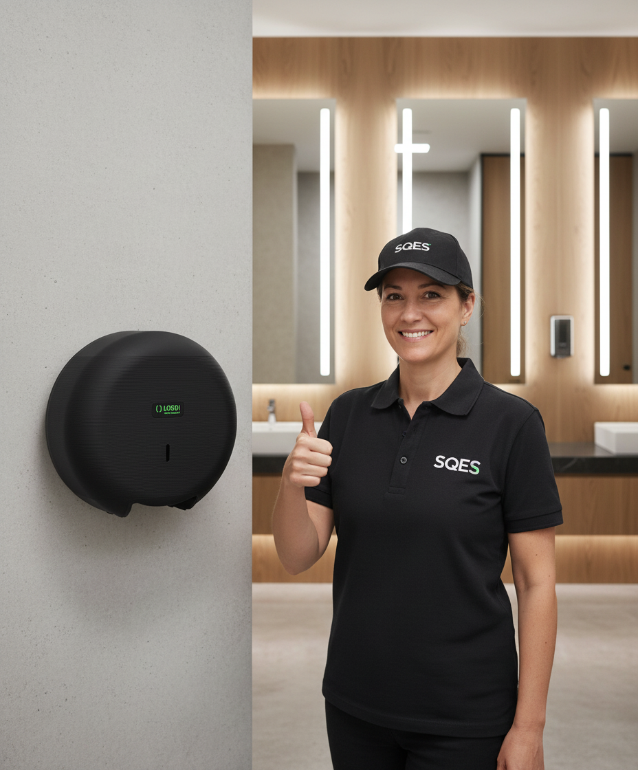 LOSDI Distributeur Papier Toilette Géant Noir Mat  -  CP-3006-MT