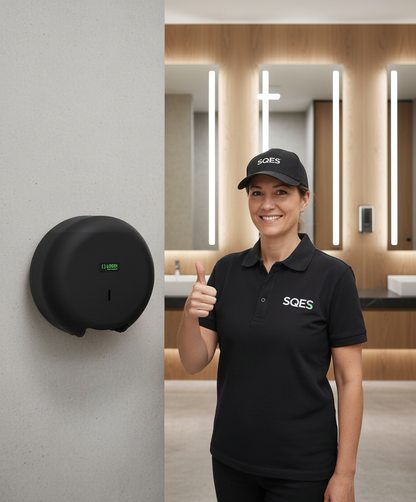 LOSDI Distributeur Papier Toilette Géant Noir Mat  -  CP-3006-MT