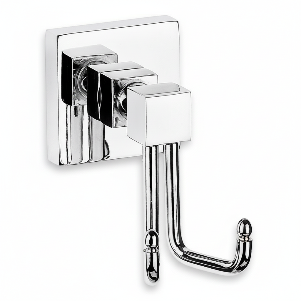 Patère Double Chrome Camero MIA Porte Vêtement