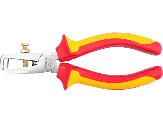 Pince à Dénuder Isolée VDE YATO YT-21160 — 160mm 1000V Acier 60CrV Multifonction