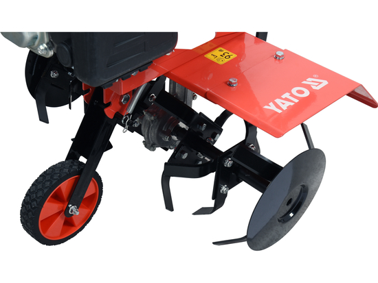 Motobineuse Thermique YATO YT-84860 — 173cc 3,6kW 6 Lames 600mm Légère