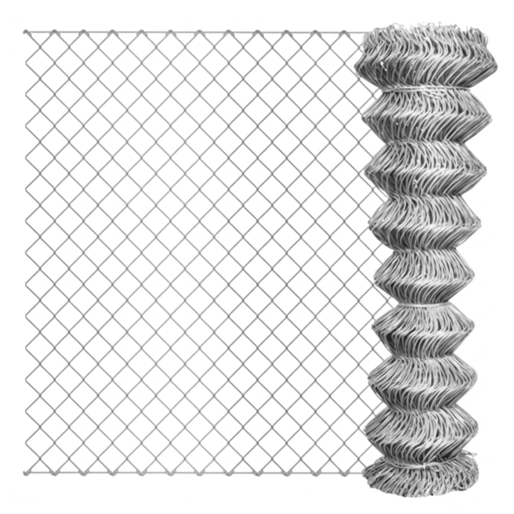 Rouleau de grillage galvanisé professionnel maille losange 50x50mm