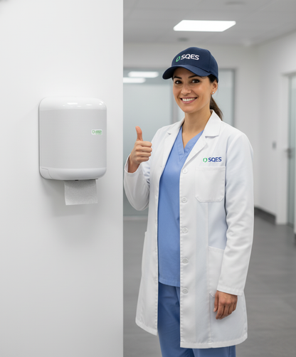 LOSDI Distributeur Papier Alimentation Centrale Blanc  - CP-3010-B