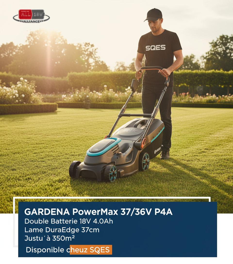 Story GARDENA PowerMax 37/36V P4A - SQES