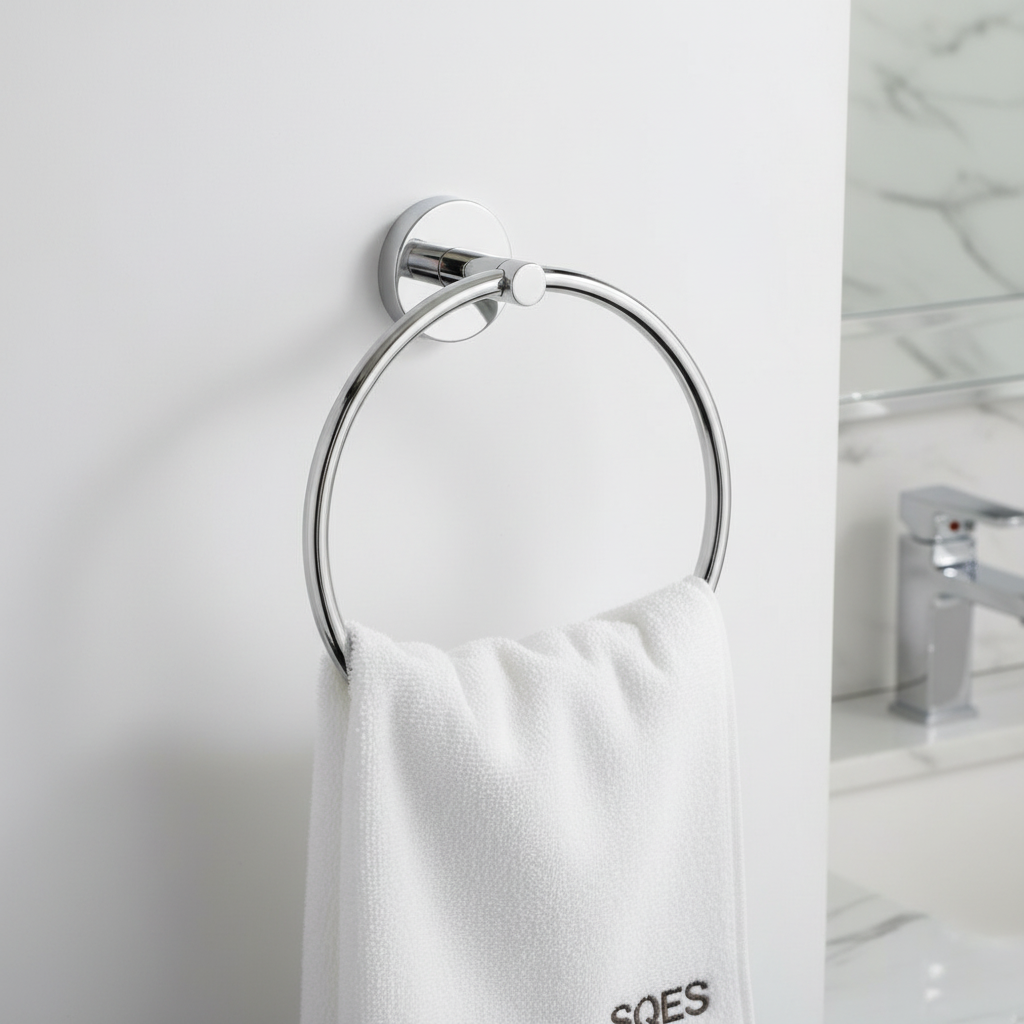 Porte Serviette Anneau Chrome Camero SMART