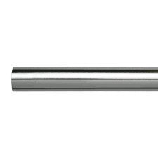 Tringle à Rideau Chromée 3m - Tube Acier Inoxydable Ø25mm - Installation Facile