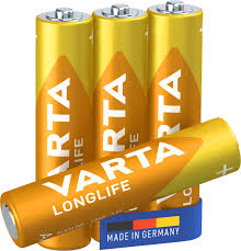 VARTA Pile Longlife Extra AA LR6 PACK 4