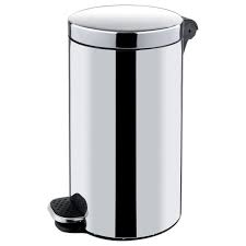 Poubelle 30L Inox à Pédale Duxxa P.640030