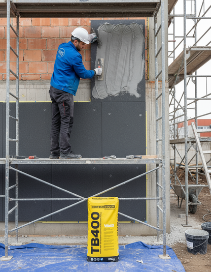 Installation isolation thermique extérieure avec TB 400