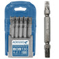 Jeu de 10 embouts Torx doubles T30 ADEGSO AD-30048 — Screwdriver Bits Set S2 T30 pour visseuse compatible | SQES Tunisie
