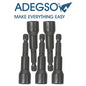 Jeu de 5 douilles magnétiques 8 × 65 mm ADEGSO AD-30057 — 5pcs Magnetic Nut Set pour visseuse compatible | SQES Tunisie
