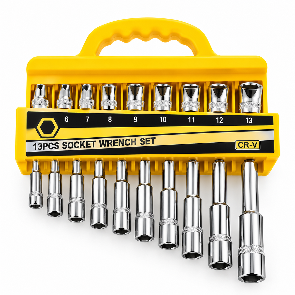 Jeu de clés à pipe DS Tools 9 pièces 8 à 19 mm
