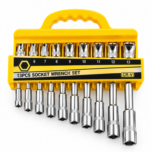 Jeu de clés à pipe DS Tools 9 pièces 8 à 19 mm
