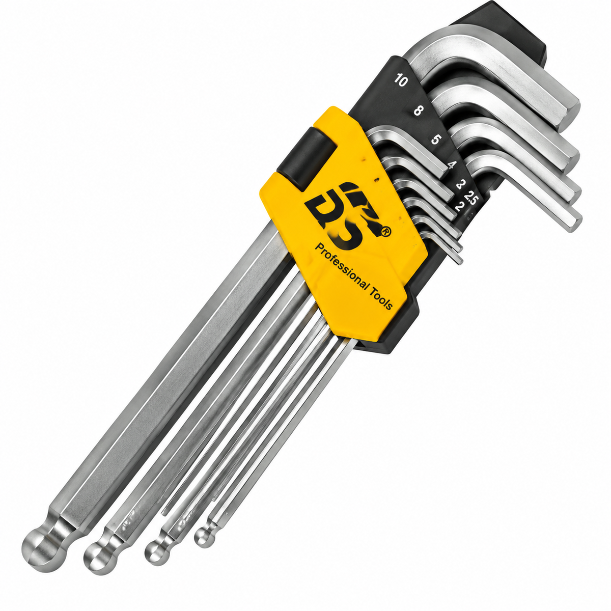 Jeu de clés mâles DS Tools 9 pièces SL sphérique référence 4000CLE118
