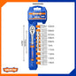 JEU DE 12 CLÉS À CLIQUET 1/4" CR-V - - SQES