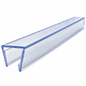 Joint transparent de 3 m pour profilés de vitrage 1433 et 1434. Profil technique pour montage et maintien du vitrage dans un système compatible.