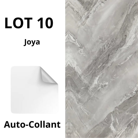 Panneaux muraux autocollants (10 pcs) - Carreaux Marbre JOYA - 30cmx60cm بديل الرخام - SQES