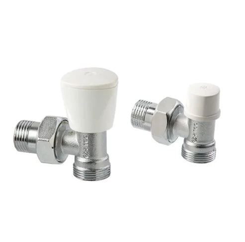 Couple radiateur ARCO Blanc Chromé – Robinets pour tube multicouche PEX 16