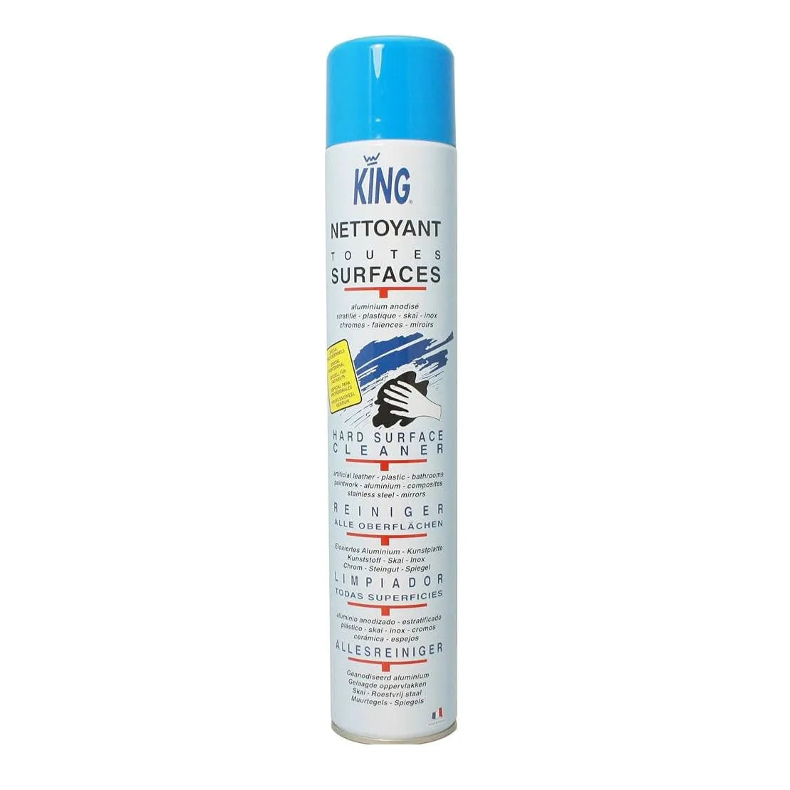 Nettoyant Mousse Toutes Surfaces – Aérosol 750 ml KING - SQES