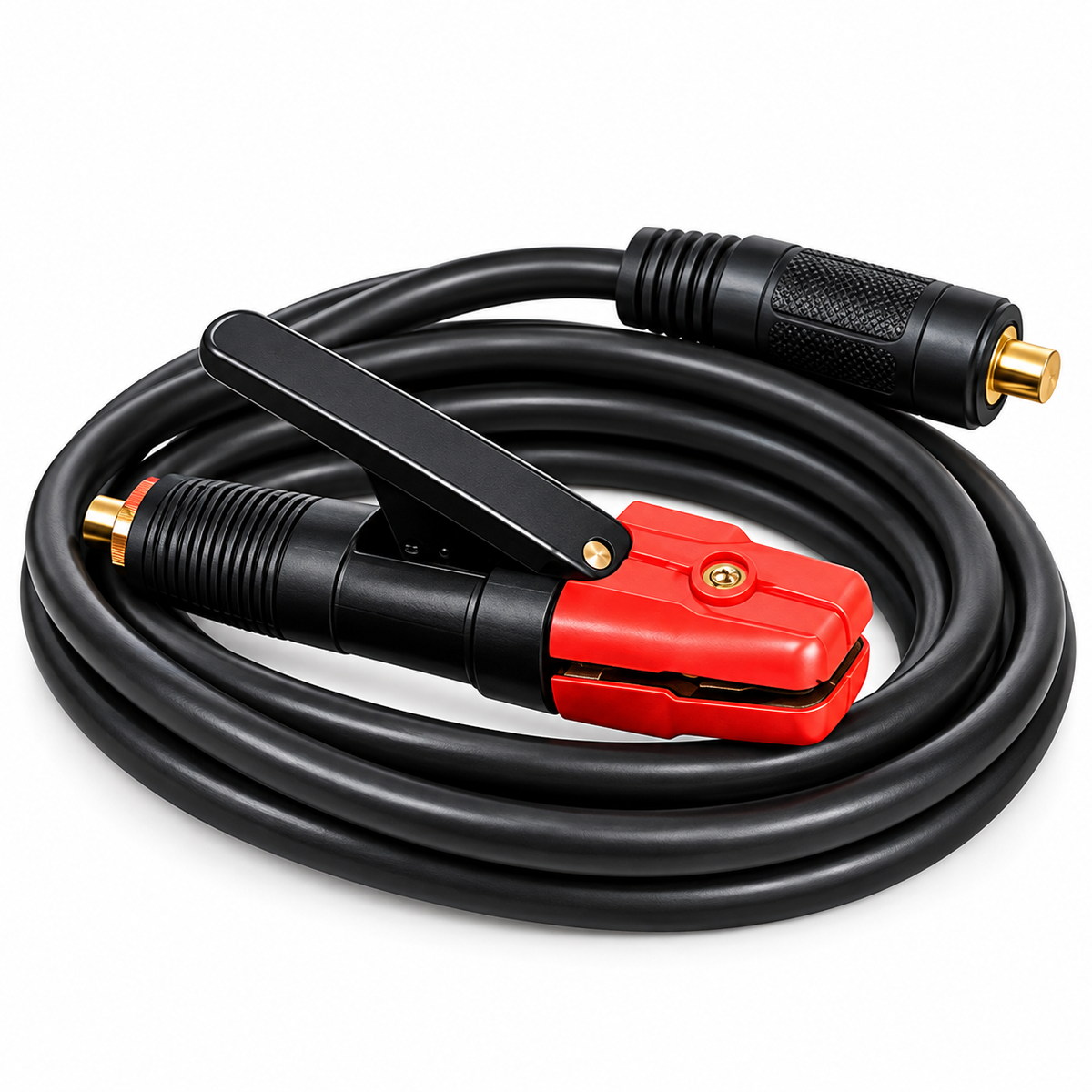 Kit pince porte-électrode MMA DS 4303OUE2 avec câble de soudage 3 mètres et connecteur, pour soudage à l’arc avec un poste compatible | SQES Tunisie
