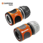 Kit de Raccords Tuyau 13mm (1/2") 15mm (5/8") GARDENA Réf. 18279-20 — Connexion Rapide Étanche Sans Outils Arrosage | SQES Tunisie
