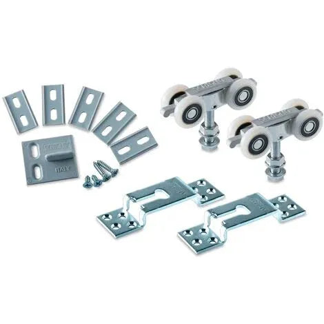 kit accessoires pour contre chassis porte coulissante encastrée en Bois SCIRIGNO -Made in ITALY- - SQES