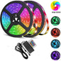 lot de 2  Ruban LED RGB 5m, 4 couleurs, avec télécommande