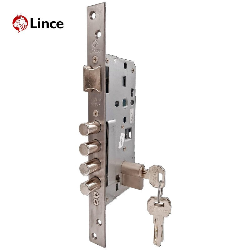 Serrure Encastrée LINCE 32401S/H Laiton 50mm